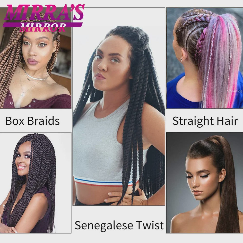 Pre-stretched Braiding Hair 26 Inch - Synthetische Haarverlengingen voor Crochet Braids in Kleuren
