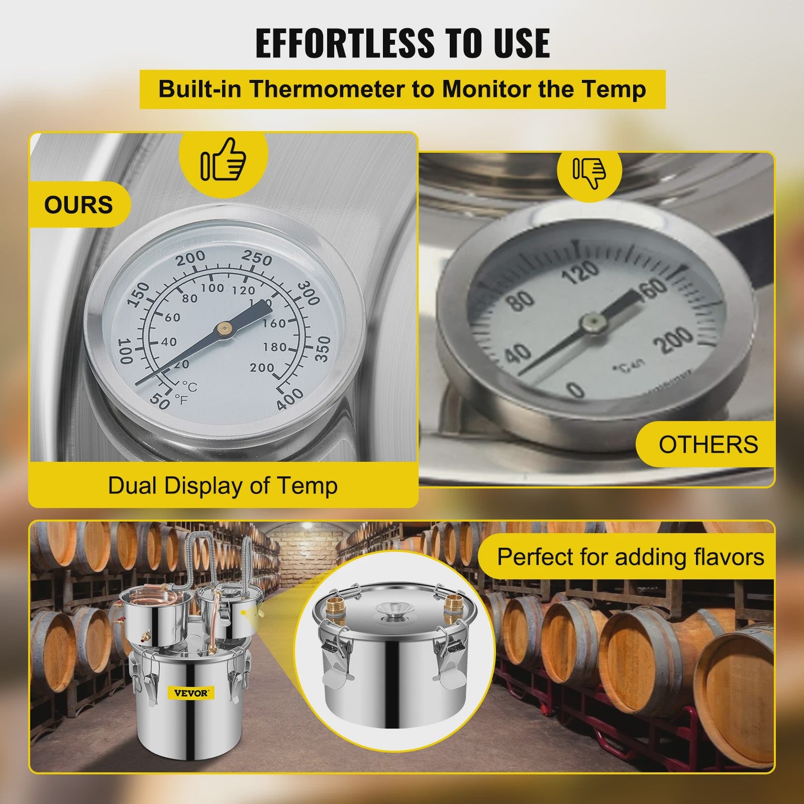 Professionele Alcohol Distilleerderij Kit - 12L, 20L, 30L - Voor Bier, Wijn & Moonshine - DIY Brouwen Thuis