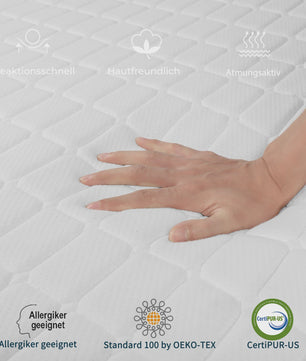 Comfortabele Traagschuim Matras - Ademend & Drukverlagend voor Optimale Nachtrust