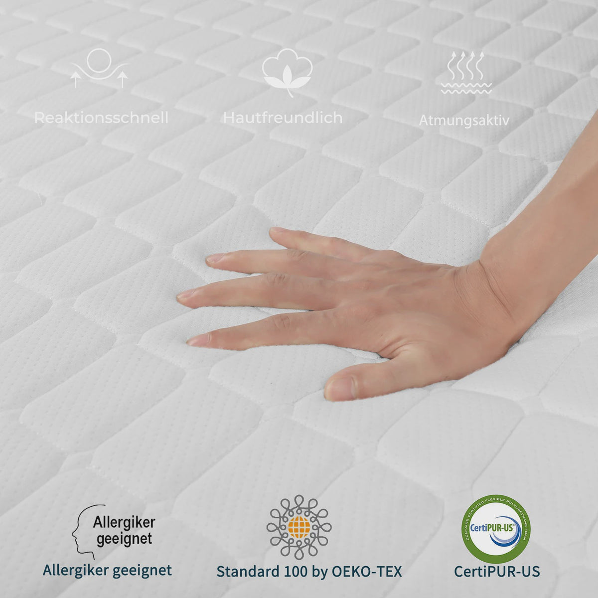 Comfortabele Traagschuim Matras - Ademend & Drukverlagend voor Optimale Nachtrust