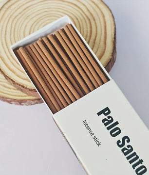 Set van 30 Dikke Geurige Rookwaren: Palo Santo, Salie, Ceder & Koffie - Voor Meditatie & Zuivering