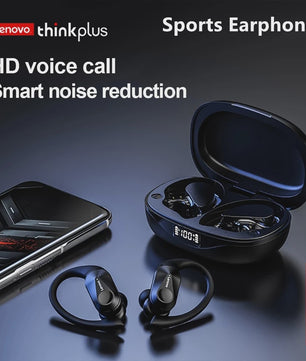 Lenovo LP75 Draadloze Sportoordopjes met Bluetooth 5.3, Hifi Stereo en LED Display