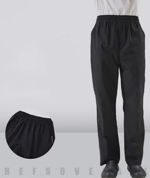 Unisex Koksbroek Zwart - Comfortabele Werkbroek voor Horeca Personeel
