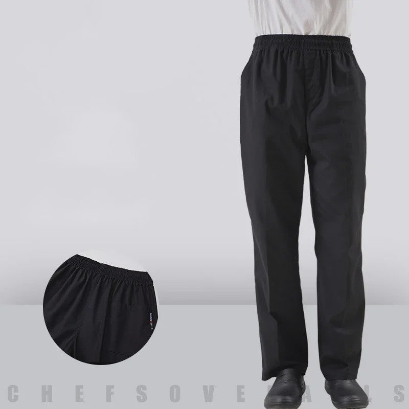 Unisex Koksbroek Zwart - Comfortabele Werkbroek voor Horeca Personeel
