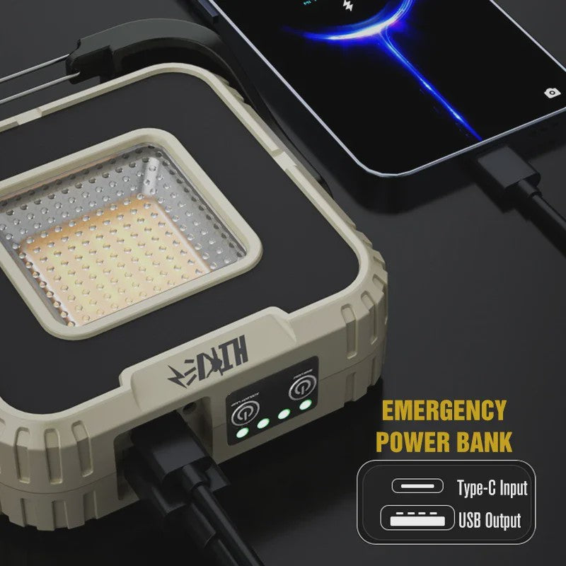 Krachtige Oplaadbare LED Werkspot 1000 Lumen met 3000mAh Batterij - Waterdicht & Draagbaar