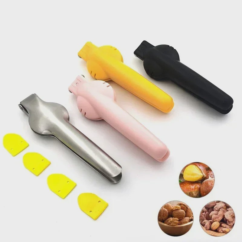 2-in-1 Notenkraker & Kastanjesnijder van Roestvrij Staal - Keuken Gadget