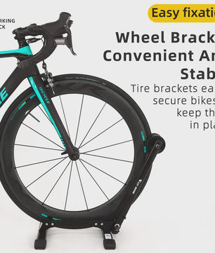 WEST BIKING Opvouwbare Fiets Parkeerstandaard - Carbon Staal