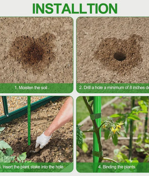 20x Stevige Tuinstokken - Multifunctionele Ondersteuning voor Groenten, Klimplanten & Fruit
