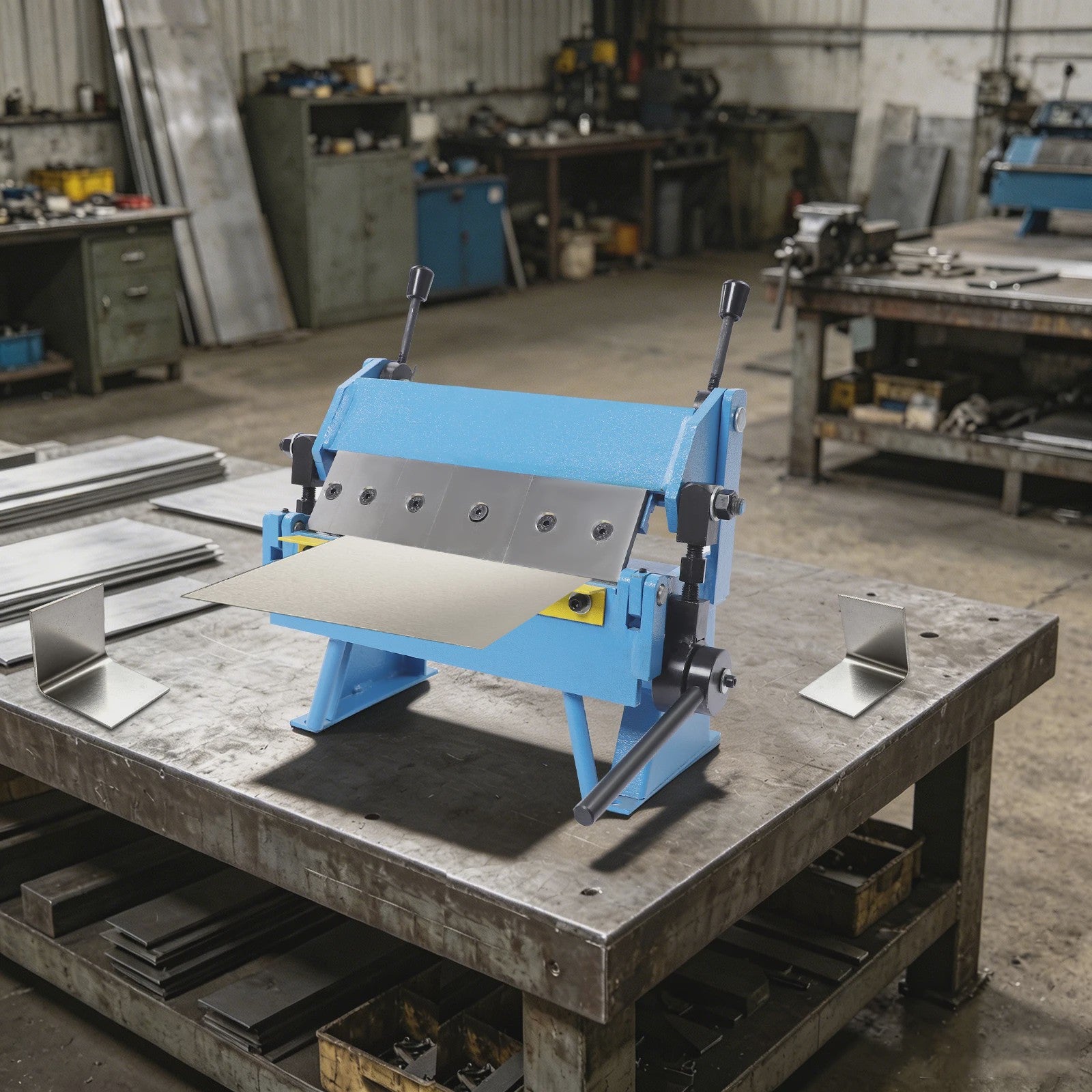 12" Handmatige Plaatmetaal Buigmachine met 4 Bladen - Instelbaar 0-135°