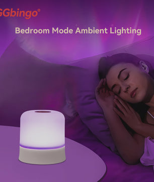 RGB Sfeerverlichting Tafellamp - Oplaadbaar met Afstandsbediening & Touch Bediening