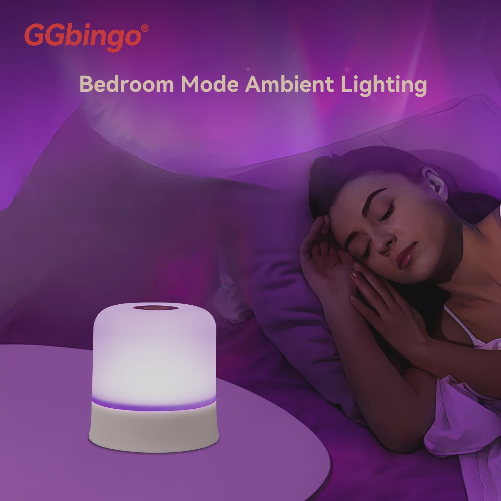 RGB Sfeerverlichting Tafellamp - Oplaadbaar met Afstandsbediening & Touch Bediening
