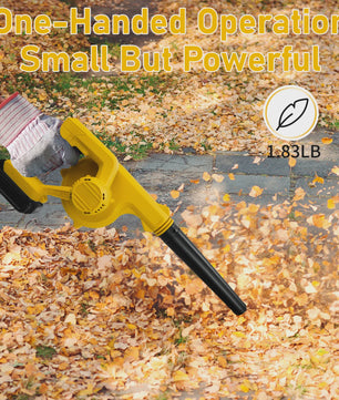 Snoerloze 2-in-1 Bladblazer & Stofzuiger - Krachtig, Draadloos, Compatibel met Dewalt 20V Accu