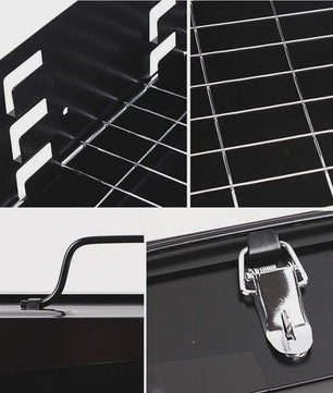 Draagbare Opvouwbare Mini BBQ Grill - Compact en Ideaal voor Buiten