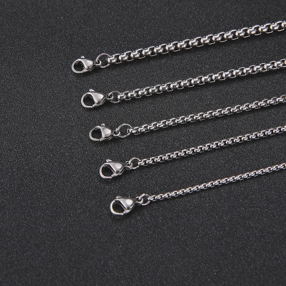RVS Heren Kettingen: Cuban, Figaro & Box Stijlen (3-10mm breed, 45-60cm lang)