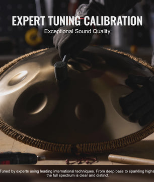 22-inch D Minor Handpan Drum: Helend Geluid voor Beginners