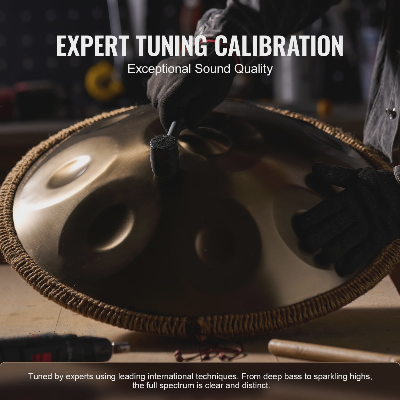 22-inch D Minor Handpan Drum: Helend Geluid voor Beginners