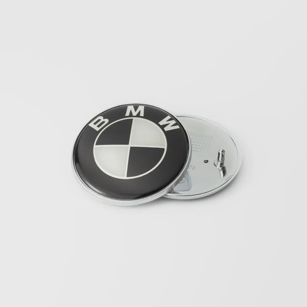 2x BMW Grille Embleem 82mm & 74mm - Decoratieve Auto Accessoires