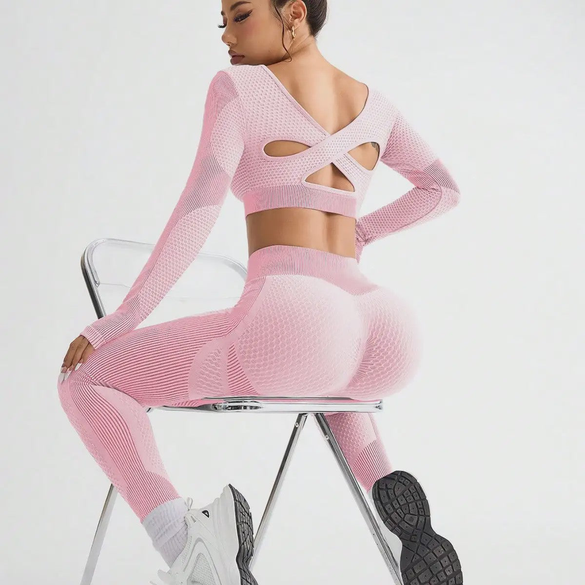 Naadloos Seamless Sportpak Dames - Ademend Yoga & Fitness Set