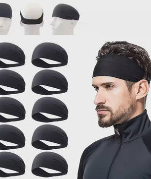 Sport Hoofdband - Zweetabsorberend & Antislip voor Mannen en Vrouwen
