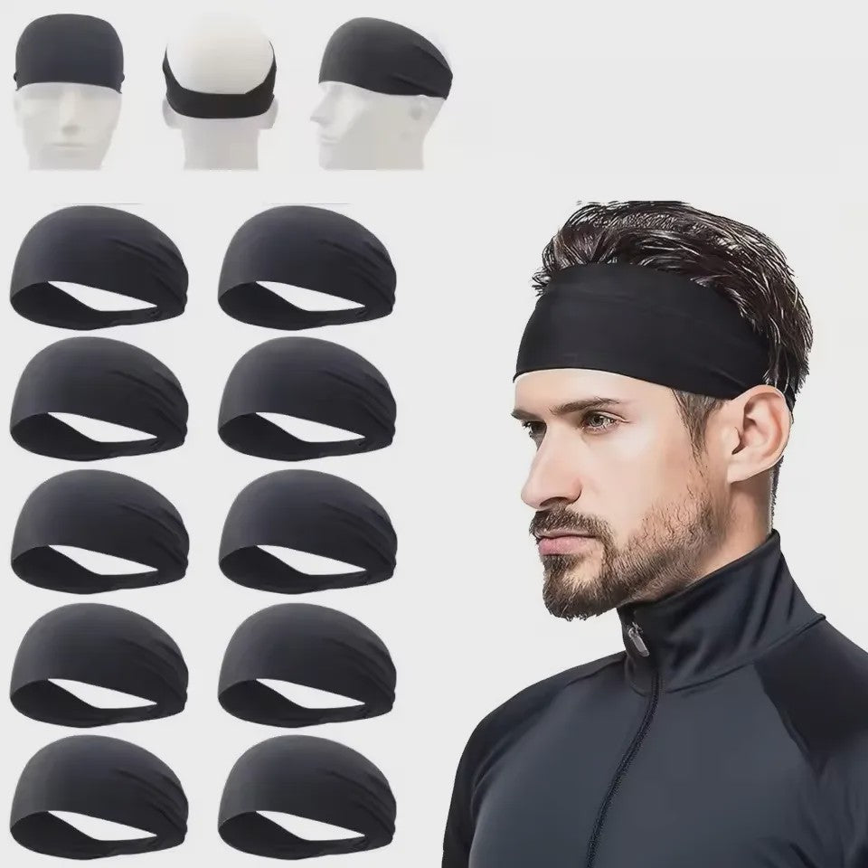 Sport Hoofdband - Zweetabsorberend & Antislip voor Mannen en Vrouwen