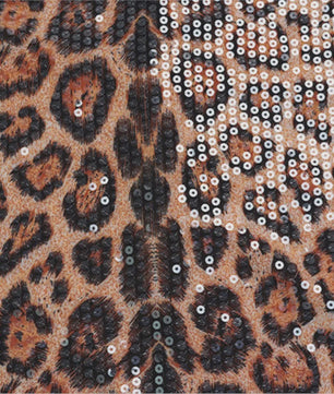 Luxe Leopard Print Jurk met Kant en Pailletten - Feestelijk & Sexy