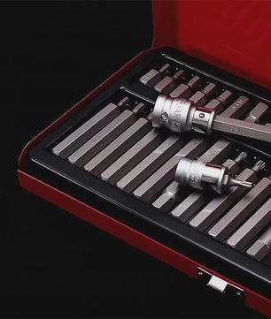 40-delige Torx Hex Spline Bit Socket Set met Werkhandschoenen en Opbergkoffer