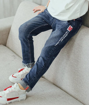 Stoere Slim Fit Jeans voor Jongens | Lente & Herfst | Casual & Trendy | Kindercadeau