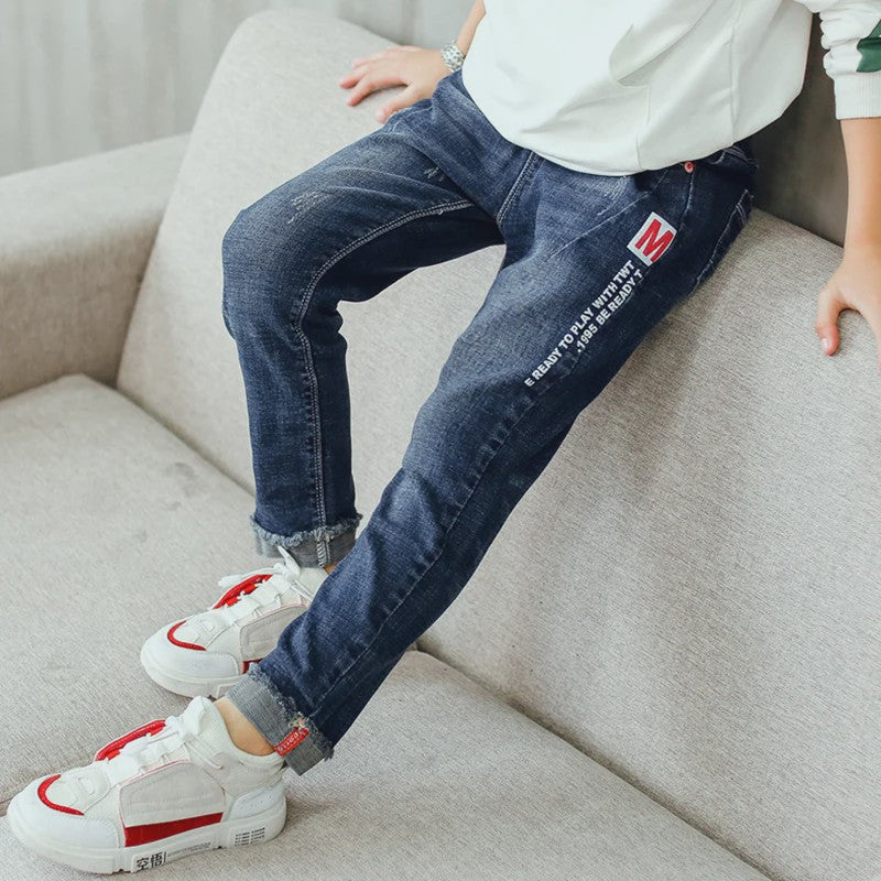 Stoere Slim Fit Jeans voor Jongens | Lente & Herfst | Casual & Trendy | Kindercadeau