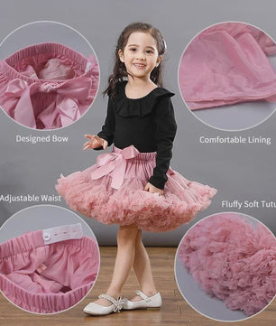 Luxe Babymeisjes Tule Tutu Rokje - Feestelijk & Dansbaar voor Kinderen