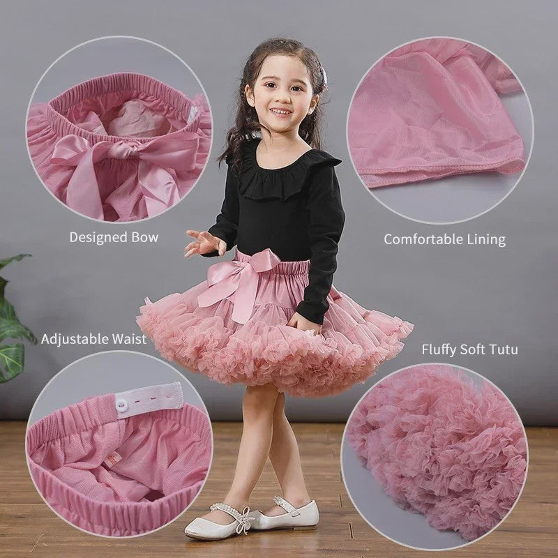 Luxe Babymeisjes Tule Tutu Rokje - Feestelijk & Dansbaar voor Kinderen