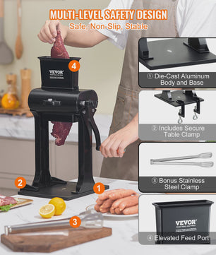 Professionele Vleesvermalser - Heavy Duty RVS Handmatige Keukenmachine