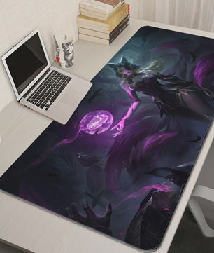 Luxe PU Leer XL Gaming Muismat - Anti-slip Bureau Mat met League of Legends Designs