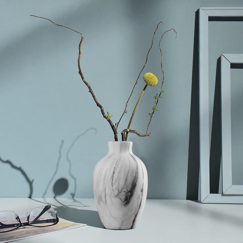 Moderne Keramische Vaas - Scandinavisch Design voor Woonkamer Decoratie