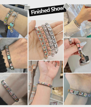 Zee Dieren Charms voor Italiaanse Bedelarmbanden - Sterrenvis, Kwal, Schelp & Walvis - DIY Sieraden Maken