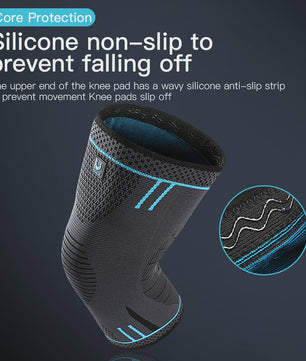 Comfortabele Kniebrace met Compressie en Ademend Materiaal voor Sport & Fitness