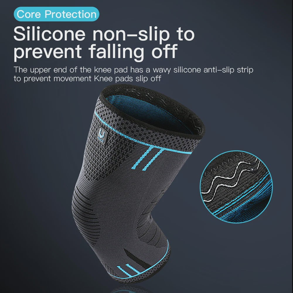 Comfortabele Kniebrace met Compressie en Ademend Materiaal voor Sport & Fitness