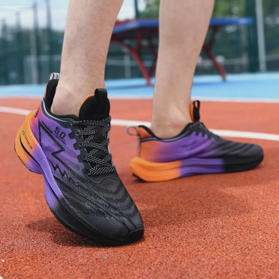 Carbon Plate Hardloopschoenen - Lichtgewicht, Schokabsorberend & Antislip Unisex Sneakers