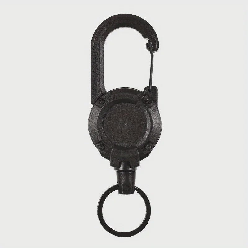 Intrekbare Sleutelhanger met Karabijnhaak - Heavy Duty Clip voor Tassen & Outdoor