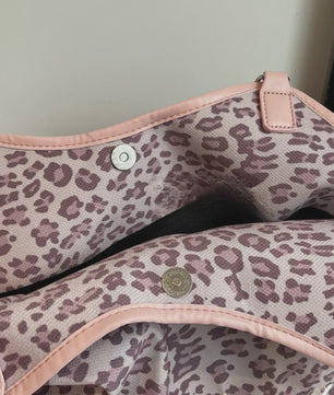 Chique Leopard Print Tote Bag - Stijlvolle Schoudertas voor Dames