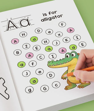 Alfabet Oefenboek voor Kinderen: Leren Schrijven, Kleuren en Ontwikkelen van Schrijfvaardigheden