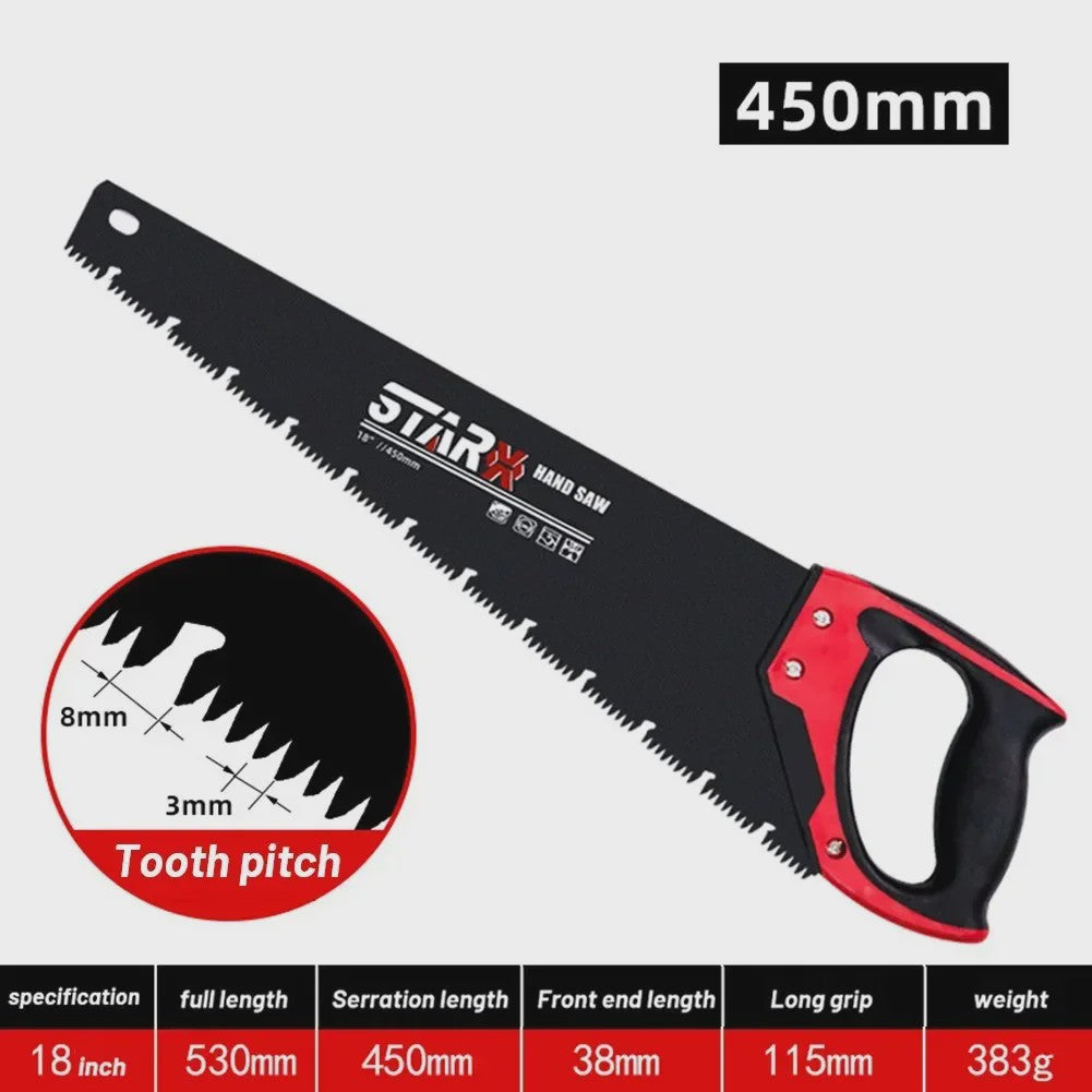 Heavy Duty Handzaag met Extra Lang Zaagblad - 16, 18 of 20 Inch - Voor Hout, Bamboe & Plastic