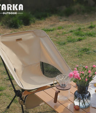 TARKA Lichtgewicht Opvouwbare Campingstoel - Ultralicht & Compact voor Buitenplezier