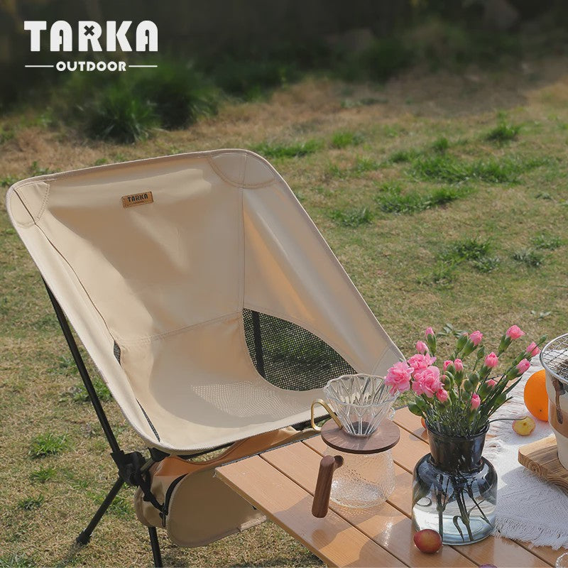 TARKA Lichtgewicht Opvouwbare Campingstoel - Ultralicht & Compact voor Buitenplezier