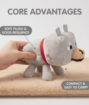 Pluche Wolf Knuffel 20cm - Zacht & Duurzaam Speelgoed voor Kinderen