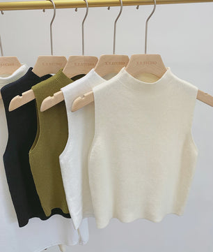 Gebreide Tanktop Dames - Mouwloos Vest Trui voor Lente & Zomer
