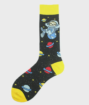 Unisex Happy Socks met Vrolijke Ontwerpen: Dinosaurus, Alien, Haai & Meer