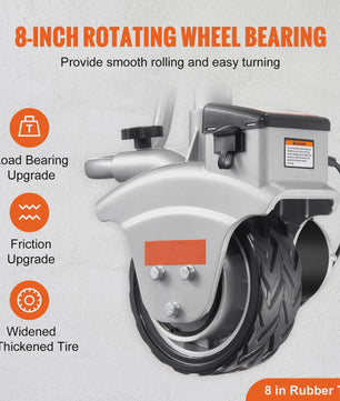 Elektrische Trailer Dolly 5000lbs - 12V Jockey Wheel met Verstelbare Hoogte voor Caravans