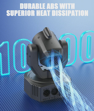 U'King Mini 30W Moving Head Spot Beam LED 4IN1 RGBW Strobe DMX Geluidsgestuurd DJ Verlichting