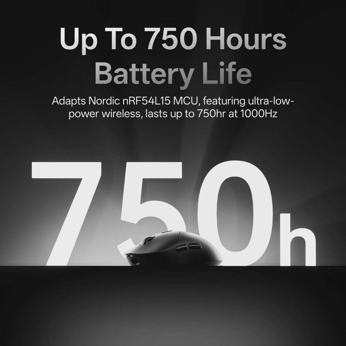 Rapoo VT2 Wireless Gaming Muis - 8K Polling Rate, 26000 DPI, Ultralicht (53g) & Lange Batterijduur