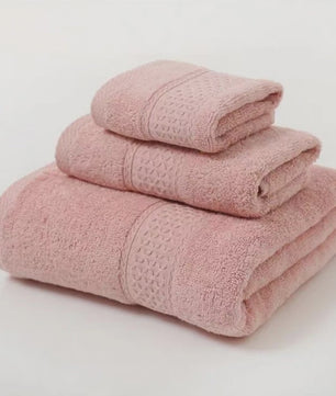 Luxe Katoen Handdoek Set - 3 Delig - Extra Zacht & Zeer Absorberend